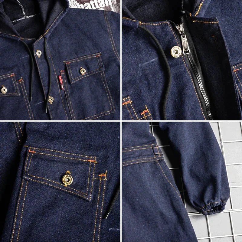 combinaison homme jean capuche 4